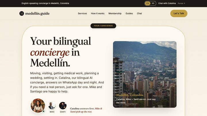 medellin.guide homepage